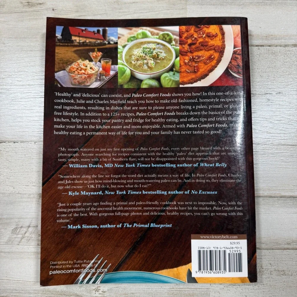 Paleo Comfort Foods Homestyle Gluten-Free Cookbook Julie Charles Mayfield 2011